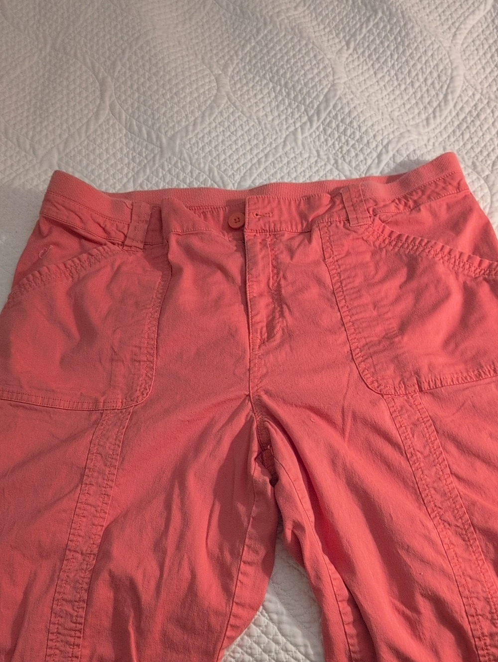 CJ Banks Coral Capris